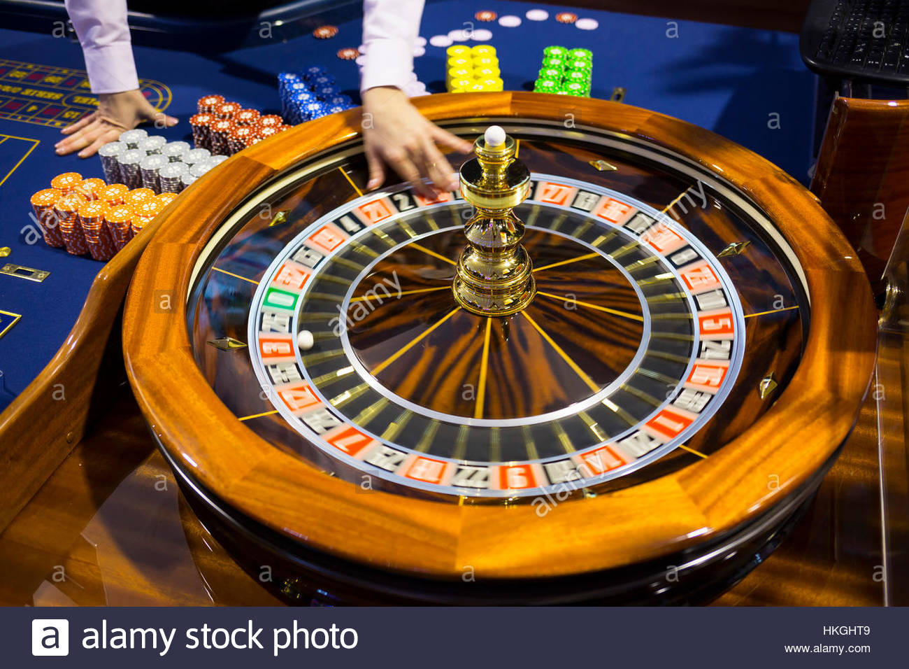 Roulette Tisch
 Roulette Tisch im Casino Ball in der rotierenden