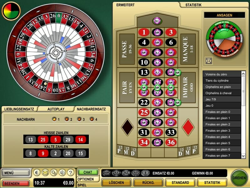 Roulette Tisch
 Roulette Tisch