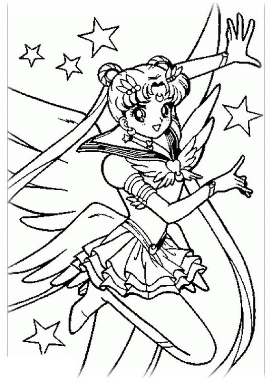 Sailor Moon Ausmalbilder
 Ausmalbilder für Kinder Sailor Moon 20