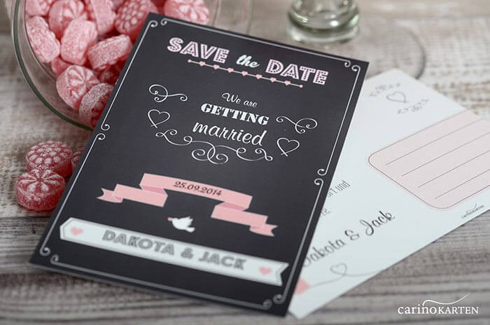Save The Date Hochzeit
 Save the Date Karten zur Hochzeit