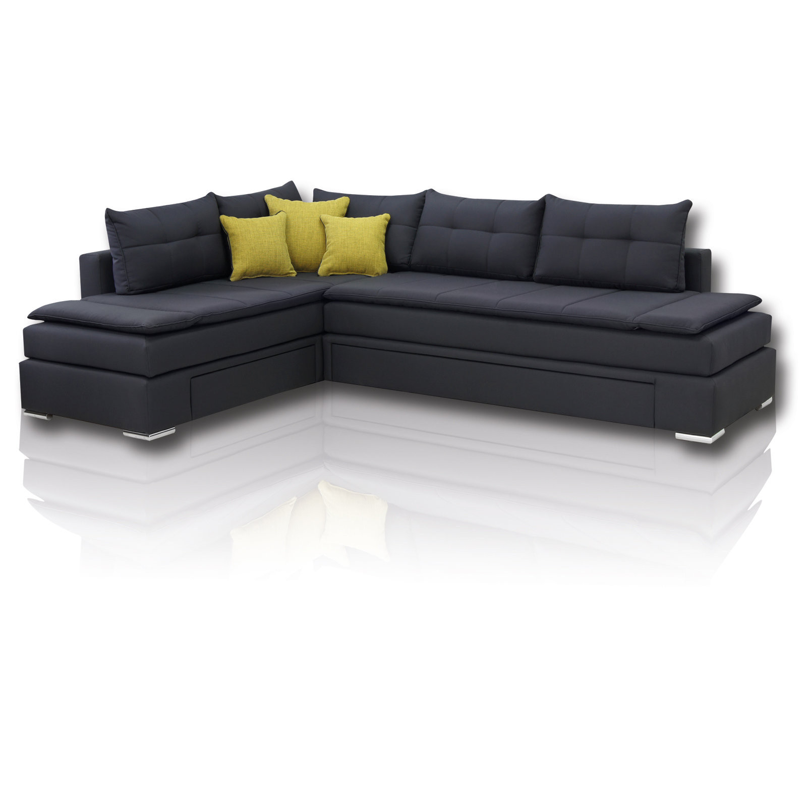 Schlafsofa Dauerschläfer
 Boxspring Schlafsofa anthrazit Dauerschläfer H3