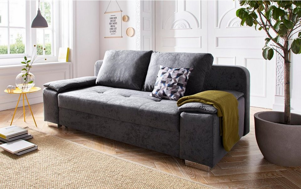 Schlafsofa Mit Bettkasten Und Federkern
 COLLECTION AB Schlafsofa mit Federkern inklusive