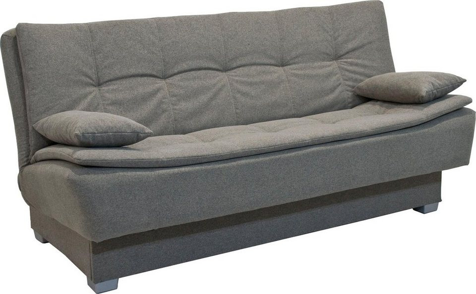 Schlafsofa Mit Bettkasten Und Federkern
 INOSIGN Schlafsofa Justine mit Mattenoptik und