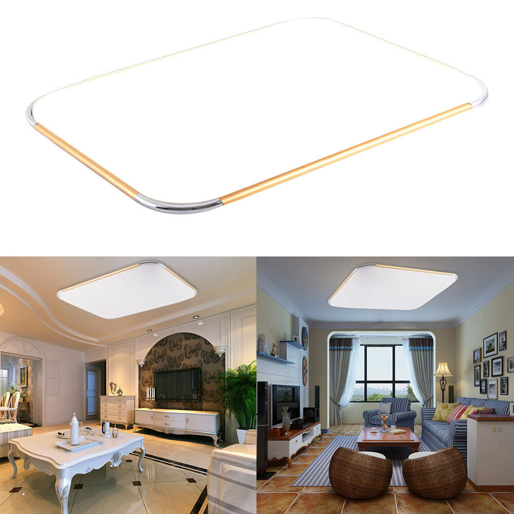 Schlafzimmer Deckenlampe
 Gold 48W LED Ultraslim Deckenleuchte Schlafzimmer