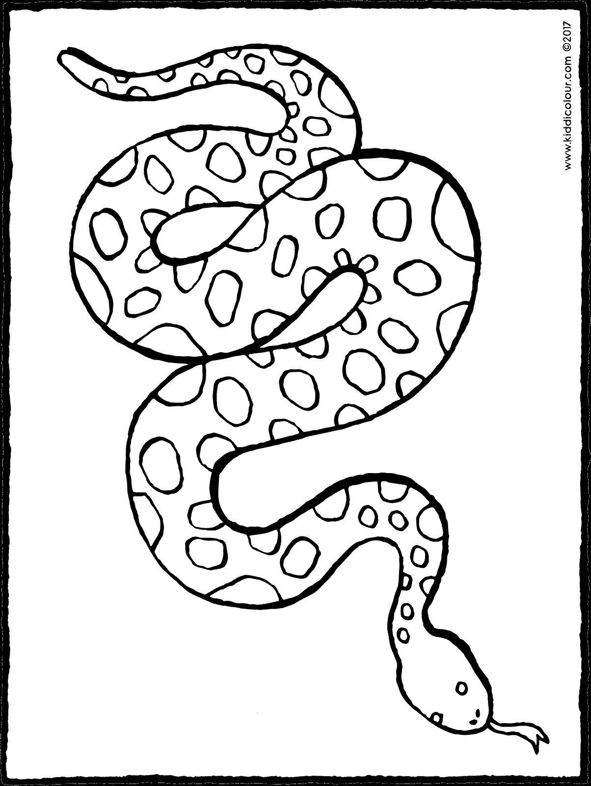 Schlangen Ausmalbilder
 Schlange kiddimalseite
