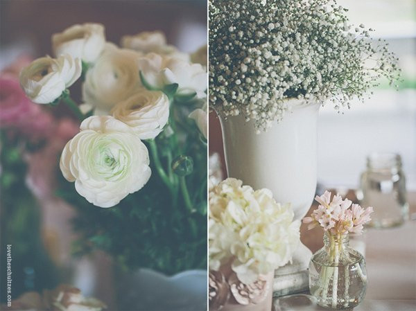 Schleierkraut Hochzeit
 Eine moderne Hochzeitsdeko mit Schleierkraut und Ranunkeln