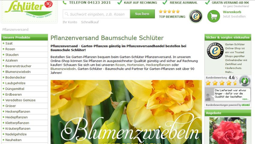 Schlüter Garten
 GARTEN SCHLÜTER Gutschein Mai 2019 5€ Bis zu Rabatt