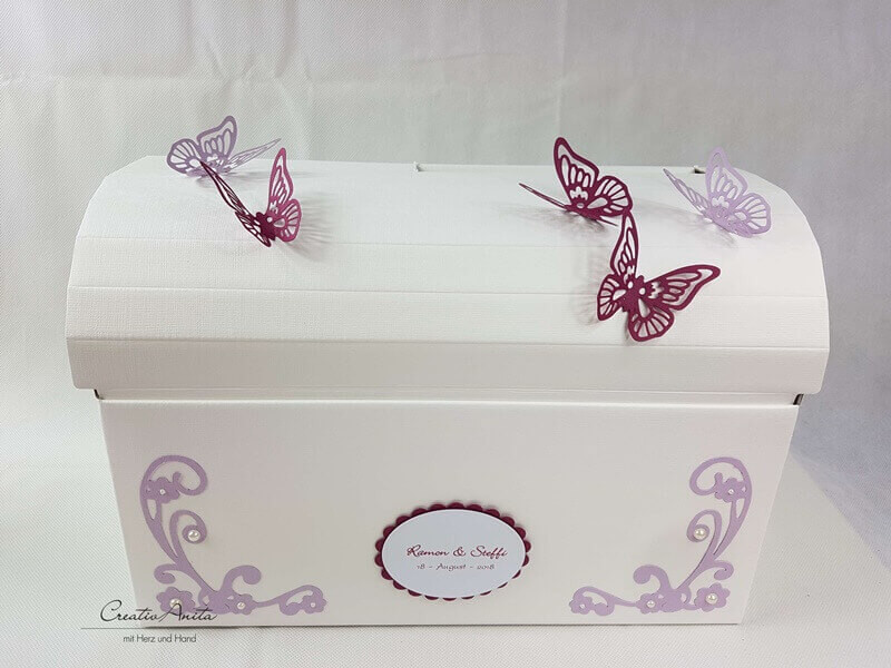 Schmetterlinge Zur Hochzeit
 Briefbox Butterfly Schmetterlinge zur Hochzeit CreativAnita