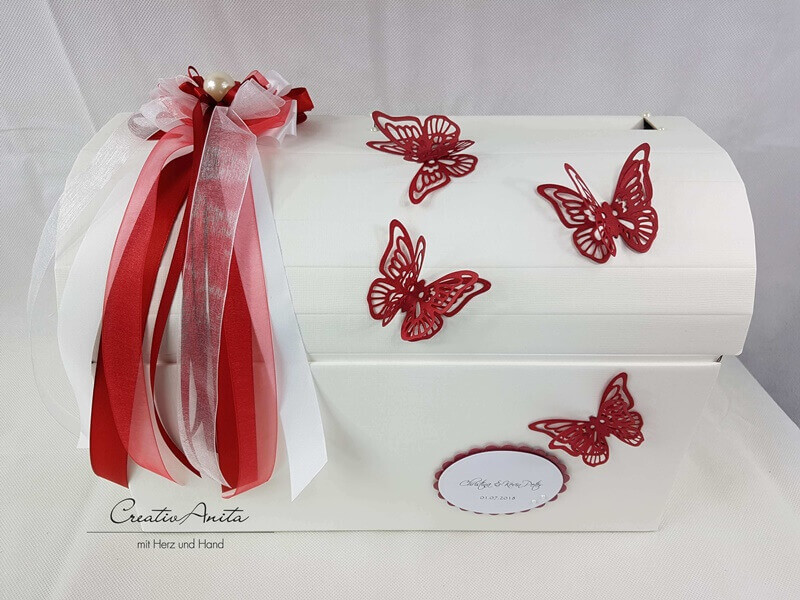 Schmetterlinge Zur Hochzeit
 Briefbox Butterfly Schmetterlinge zur Hochzeit CreativAnita