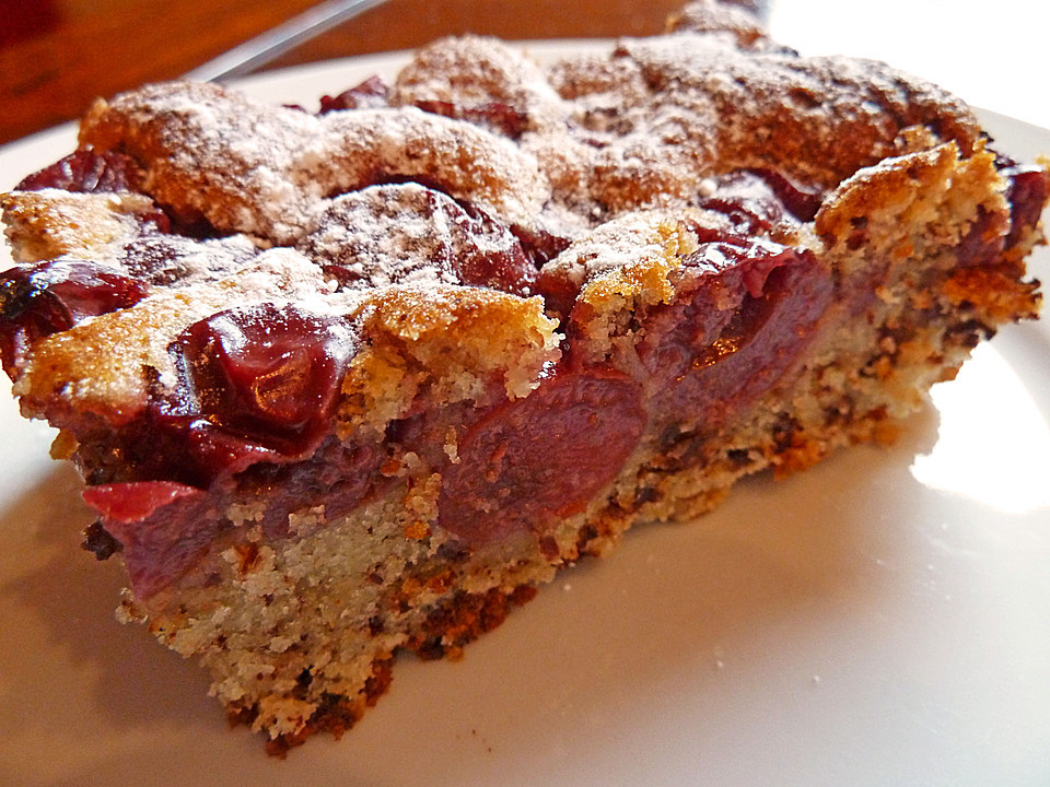 Schoko Kuchen
 Hermann Schoko Kirsch Kuchen Rezept mit Bild