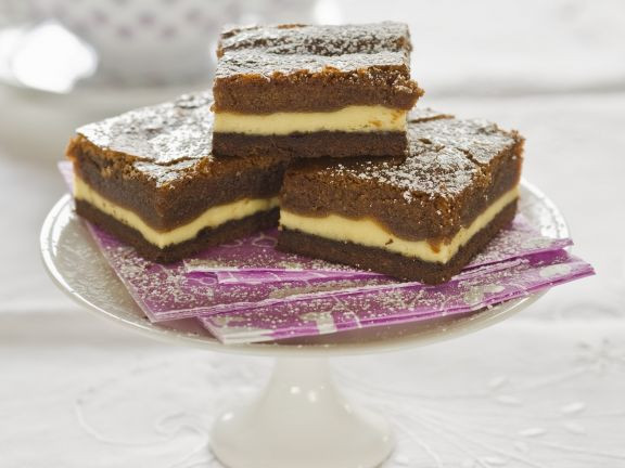 Schoko Vanille Kuchen
 Schoko Vanille Kuchen Continental Slice Rezept