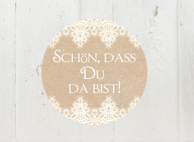 Schön Dass Du Da Bist Hochzeit
 Etiketten Schön dass Du da bist 24 Etiketten Hochzeit