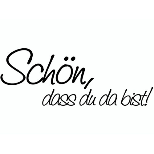 Schön Dass Du Da Bist Hochzeit
 Stempel Schön dass du da bist 45 x 18 mm