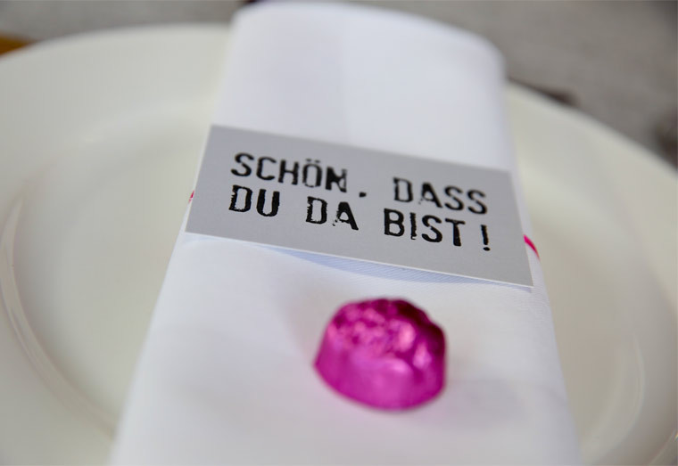 Schön Dass Du Da Bist Hochzeit
 Kärtchen Hochzeit I Schön dass Du da bist