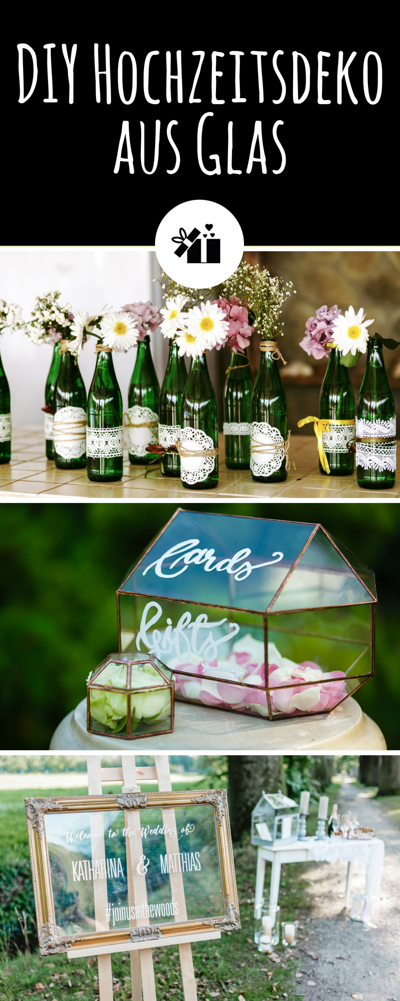 Schöne Ideen Für Standesamtliche Hochzeit
 DIY Hochzeitsdeko aus Glas 37 Inspirationen