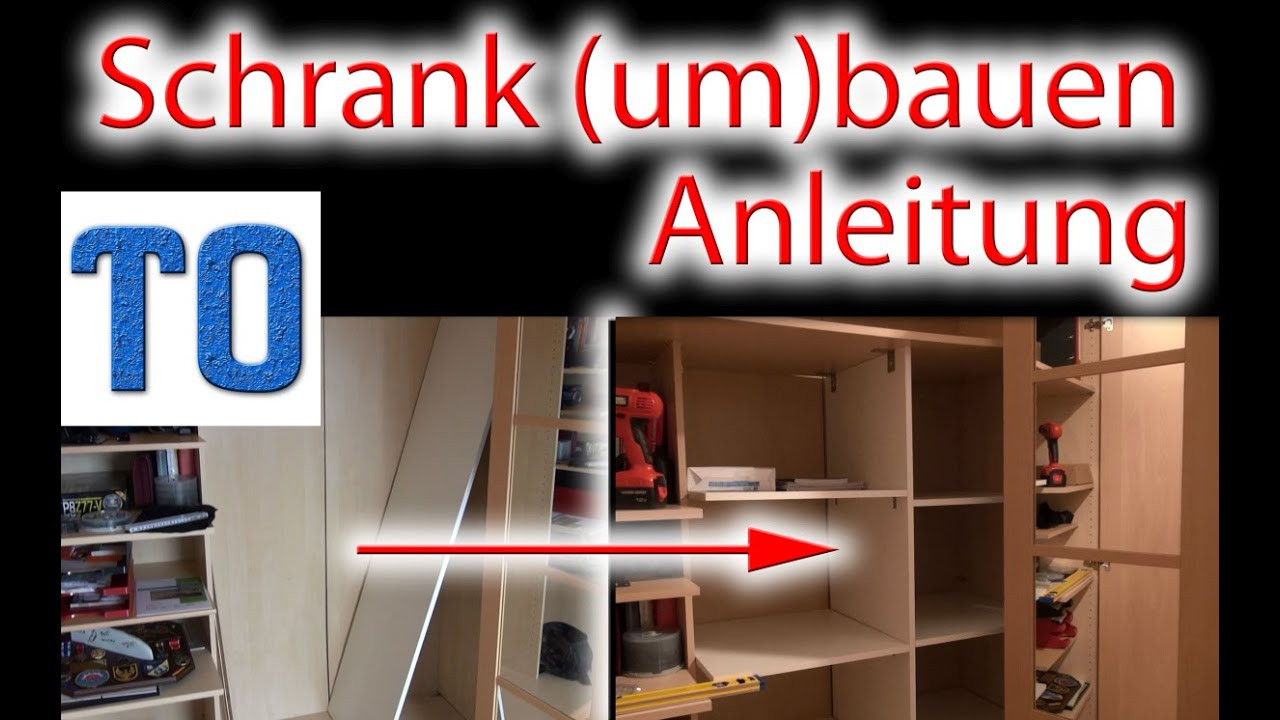 Schrank Bauen
 Schrank bauen umbauen Tutorial