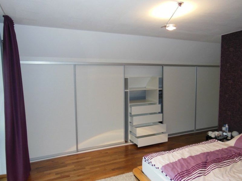 Schrank Dachschräge
 Schrank Dachschräge praktische Lösungen Innendesign