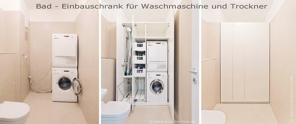 Schrank Für Waschmaschine Und Trockner
 Einbauschrank Schrank auf Maß Einbauschrank Bad
