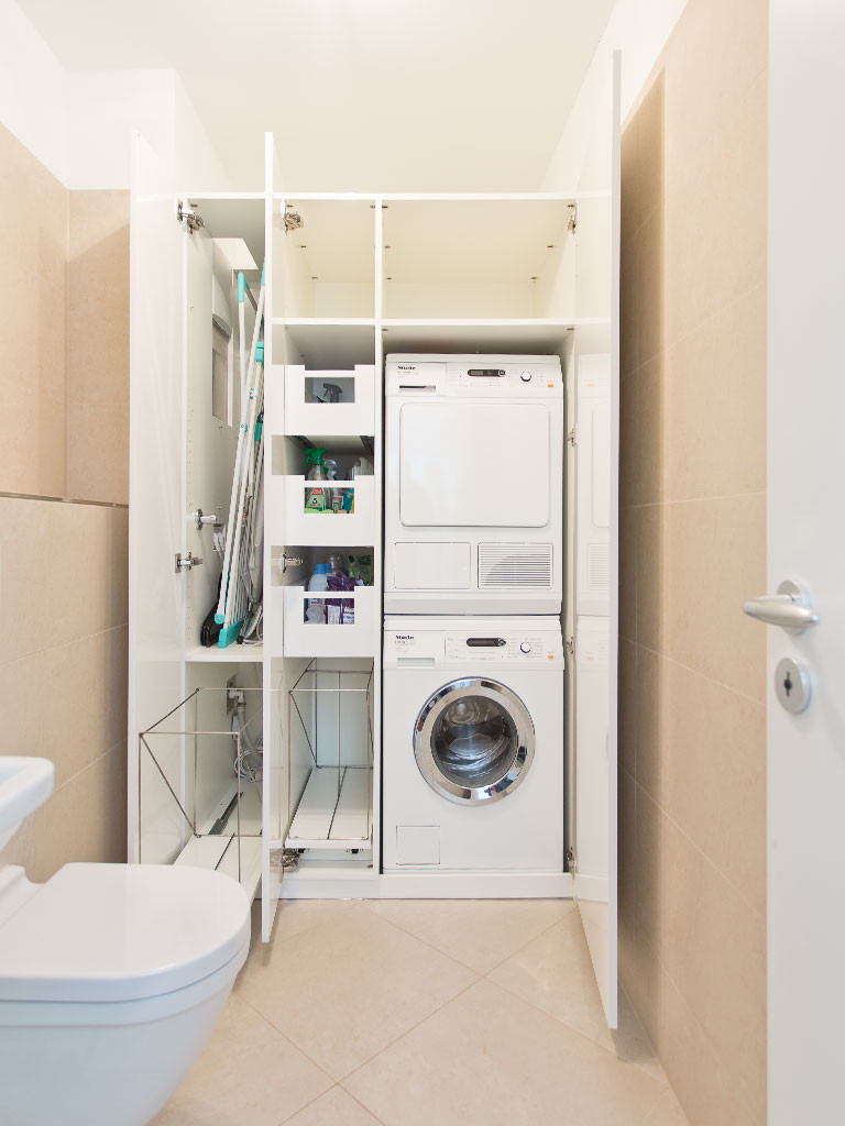 Schrank Für Waschmaschine Und Trockner
 Wir renovieren Ihre Küche Einbauschrank für