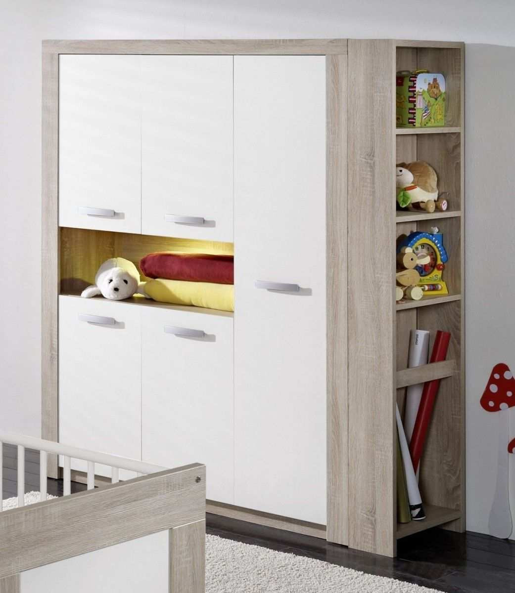 Schrank Kinderzimmer
 Kinderzimmer Schrank Weiss Kleiderschrank 120x187x60cm 2