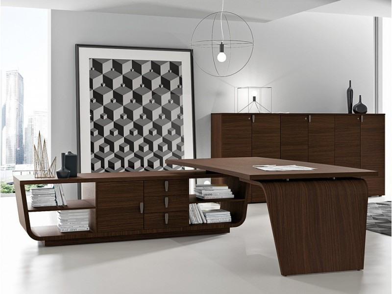 Schreibtisch Design
 stilvoller Design Schreibtisch Larus Tischgestell mit