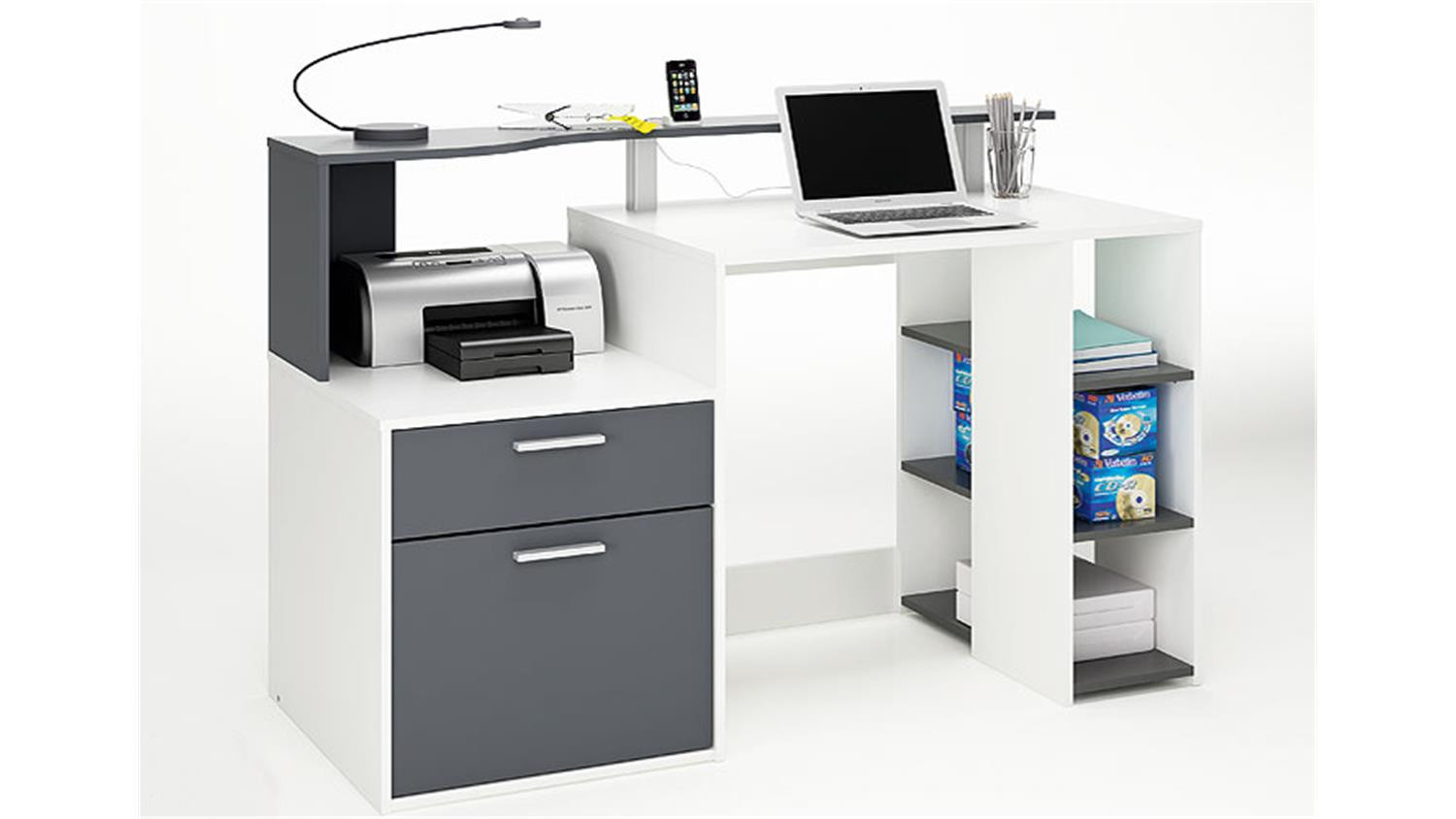 место для принтера на компьютерном столе