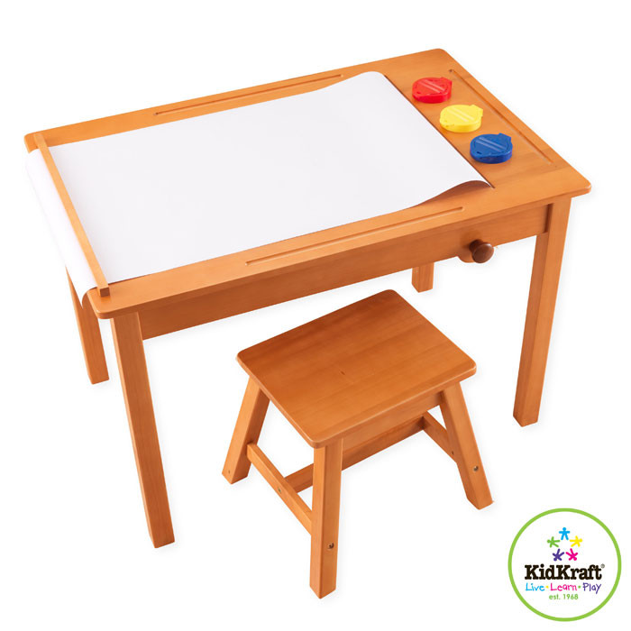 Schreibtisch Hocker
 Kidkraft Kinder Zeichentisch mit Hocker Schreibtisch