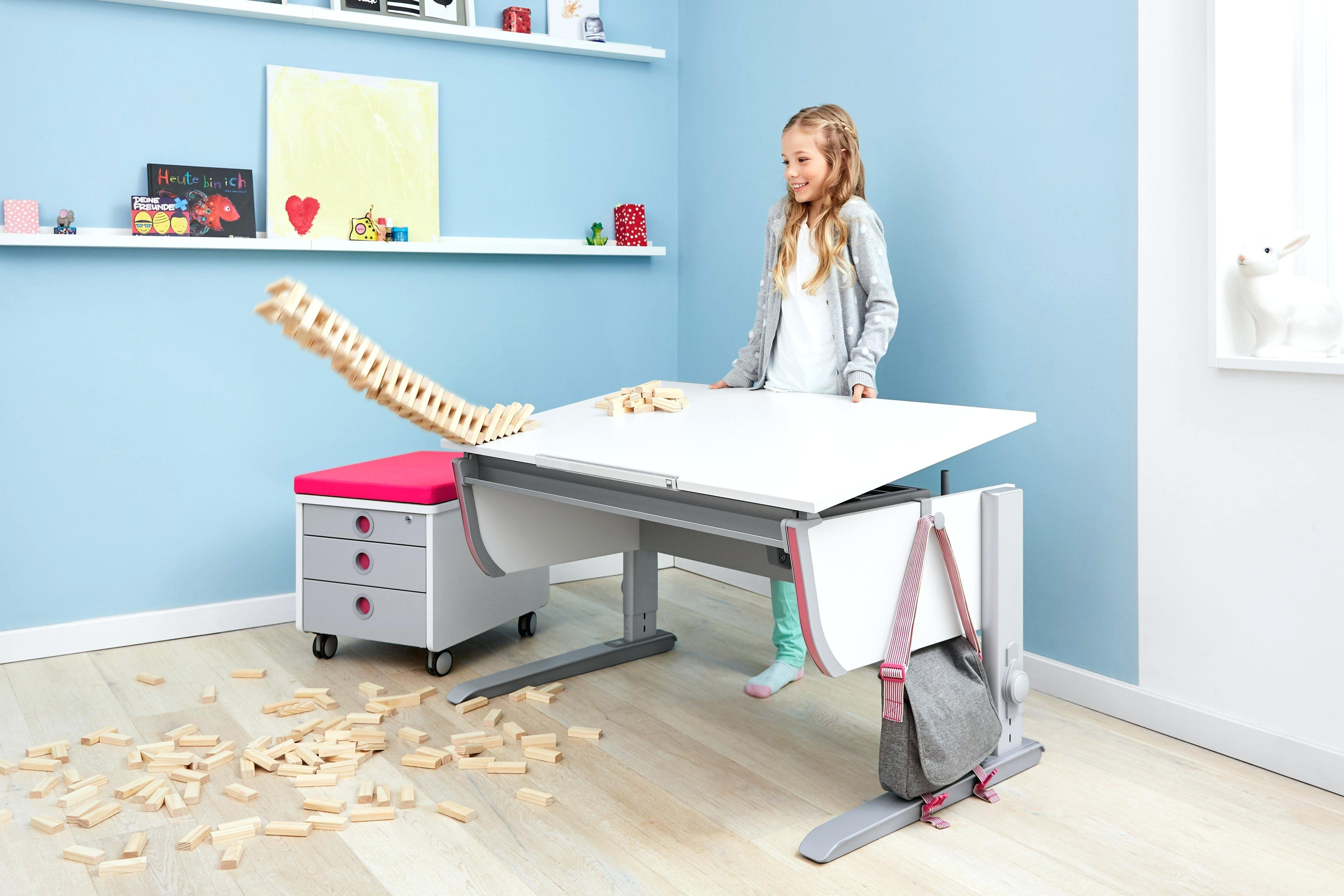 Schreibtisch Höhenverstellbar Kinder
 Schreibtisch Kinder Bopita Mix Match Schreibtisch Weiss