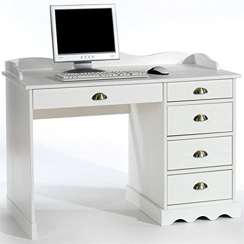 Schreibtisch Landhausstil
 Schreibtisch im Landhausstil in Weiß aus Kiefernholz