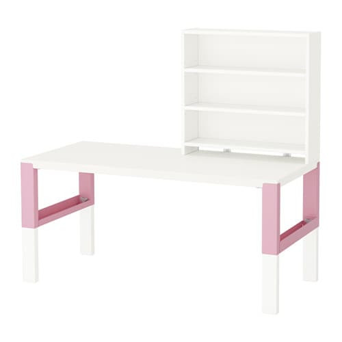 Schreibtische Ikea
 PÅHL Schreibtisch mit Aufsatz weiß rosa IKEA