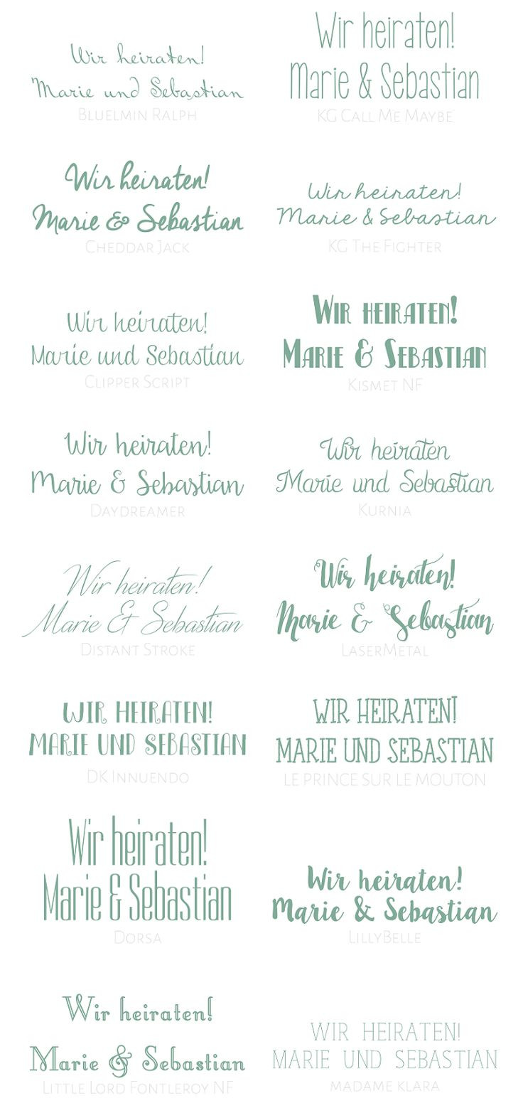 Schriftarten Hochzeit
 Die besten 25 Hochzeit schriftarten Ideen auf Pinterest