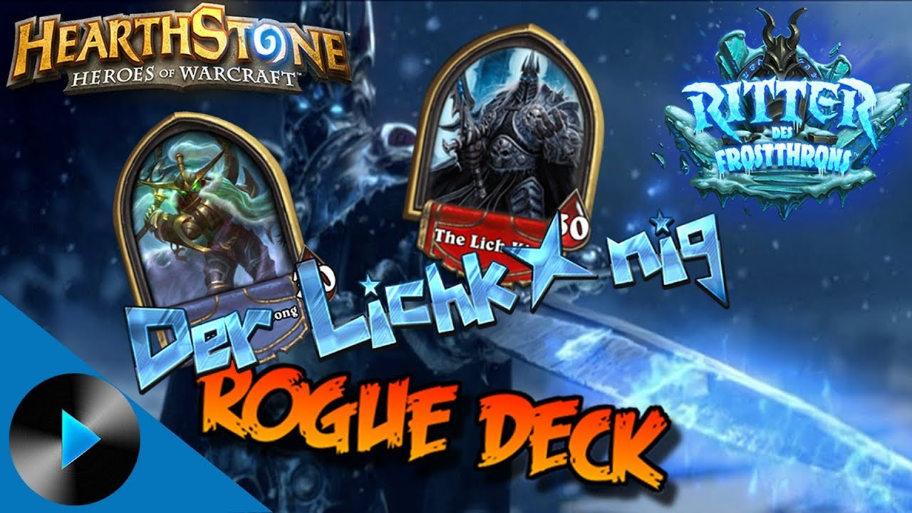 Schurken Deck
 HEARTHSTONE Ritter des Frostthrons 💀 Soloabenteuer