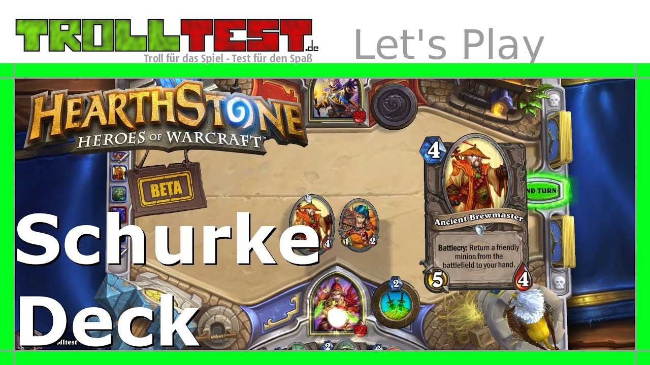 Schurken Deck
 Hearthstone Beta Deutsch Schurken Deck "Glorious