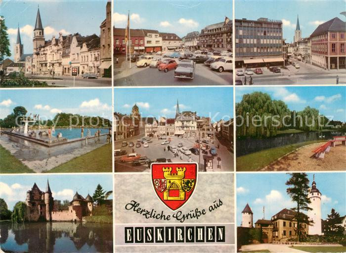 Schwimmbad In Euskirchen
 AK Ansichtskarte Euskirchen Teilansichten Marktplatz