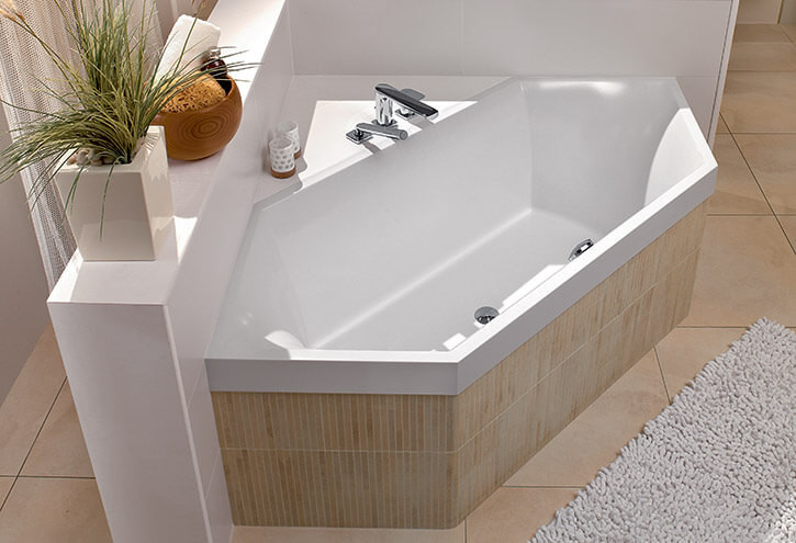 Sechseck Badewanne
 Squaro Vasca da bagno esagonale UBQ190SQR6V Villeroy & Boch