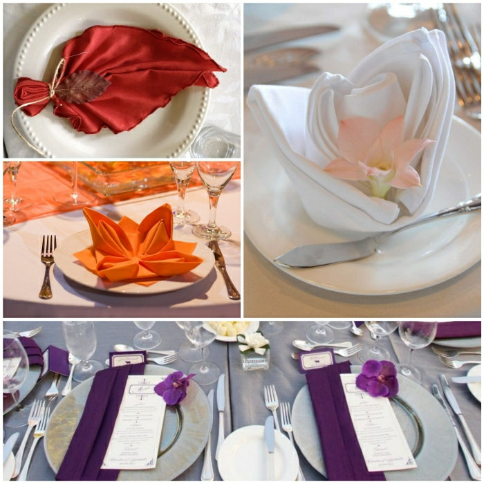 Servietten Falten Hochzeit
 Servietten Falten Hochzeit 40 Ideen für einen schön