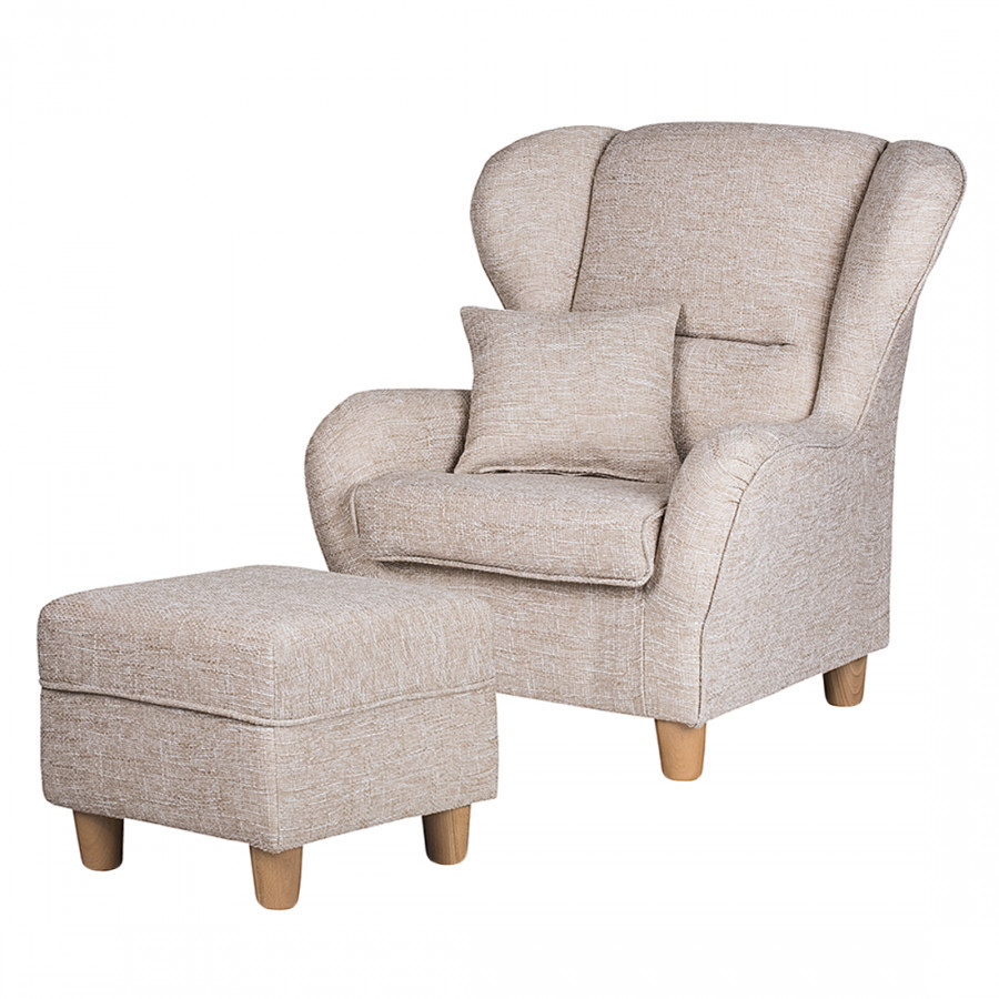 Sessel Beige
 Ohrensessel von Maison Belfort bei Home24 bestellen