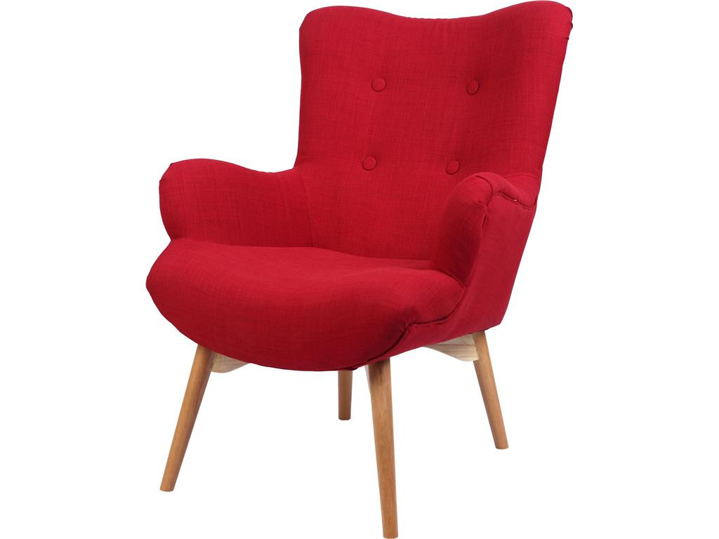 Sessel Rot
 BHP Best Home Products Sessel Rot mit Holzfüßen 123moebel