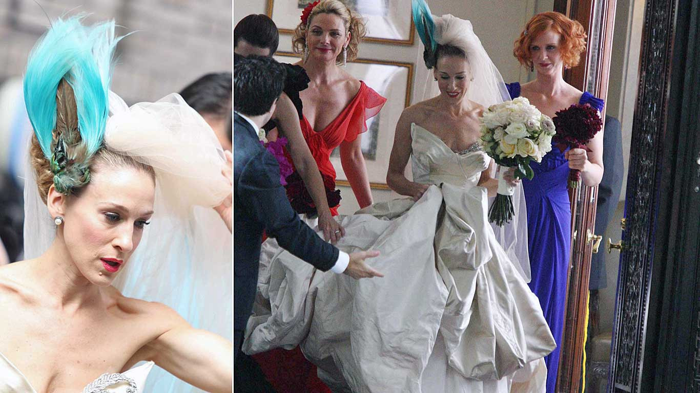 Sex Im Hochzeitskleid
 Sarah Jessica Parker Eine Stil Ikone wird 50
