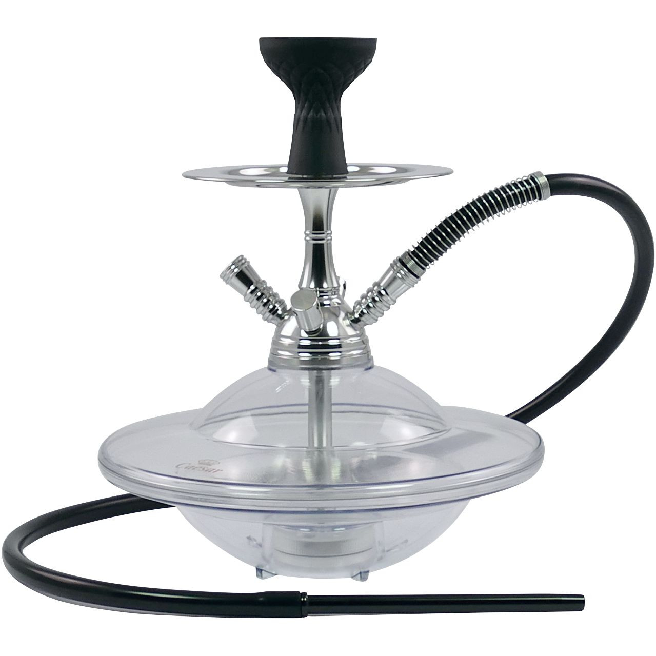 Shisha Tisch
 Caesar Tisch Shisha "Ufo" Silber 29 cm hoch