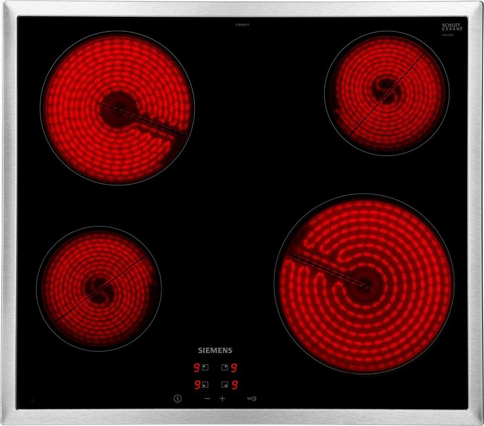Siemens Kochfeld
 SIEMENS Elektro Kochfeld ET645HE17 mit Funktionsdisplay