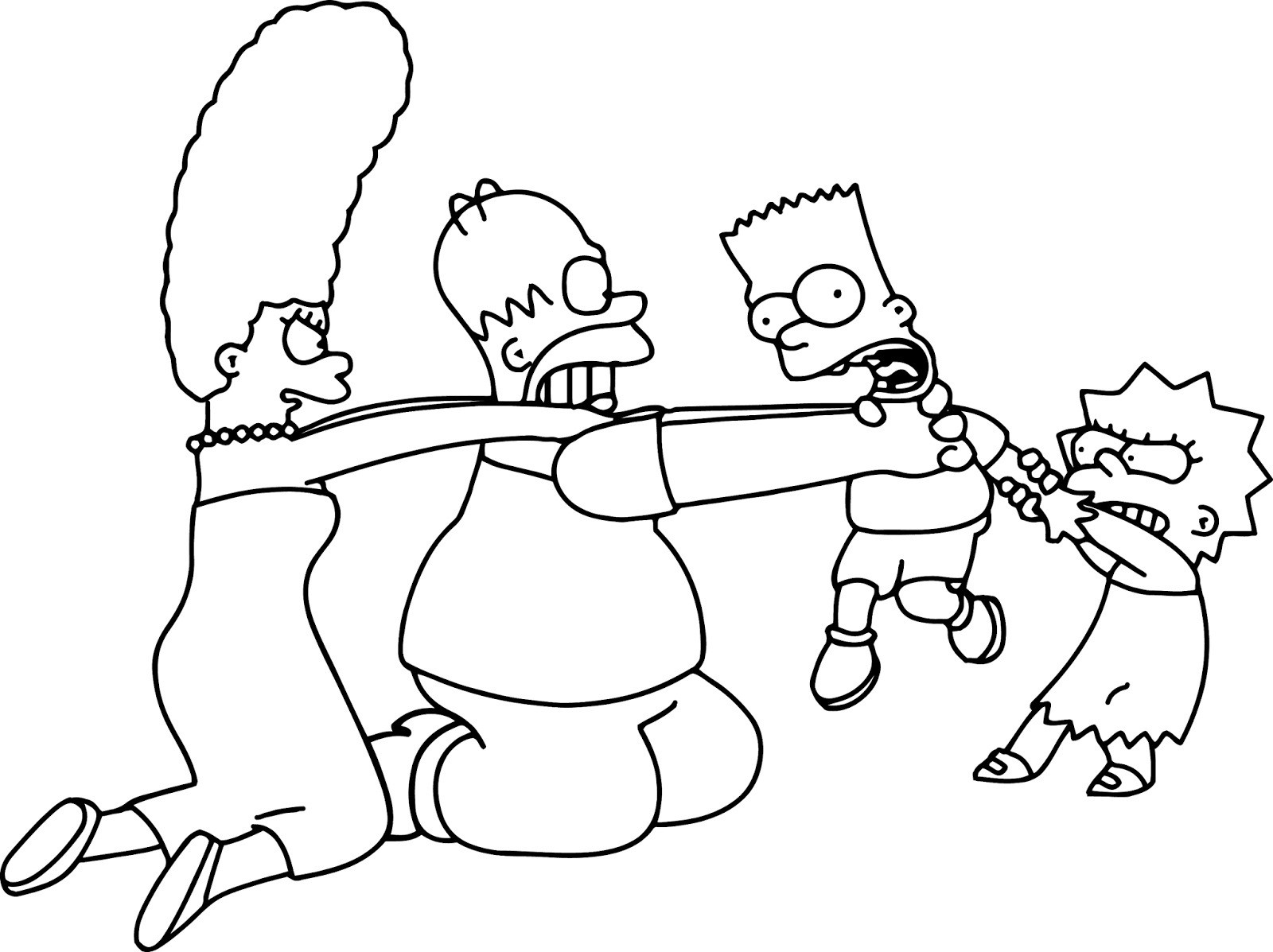 Simpsons Ausmalbilder
 Malvorlagen fur kinder Ausmalbilder Die Simpsons