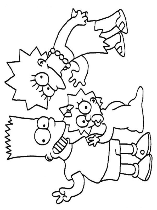 Simpsons Ausmalbilder
 Die Simpsons 24