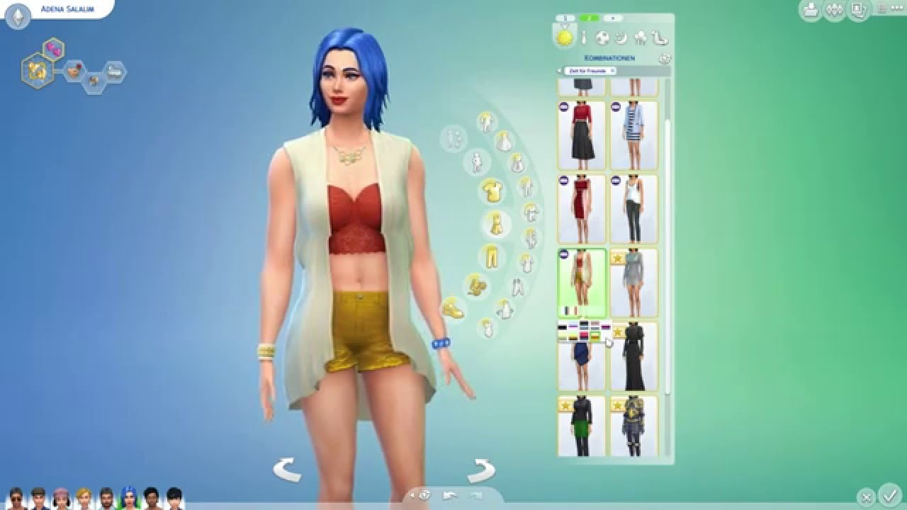 Sims 4 Frisuren
 Sims 4 Zeit für Freunde 2 Frisuren und Kleidung für Frauen