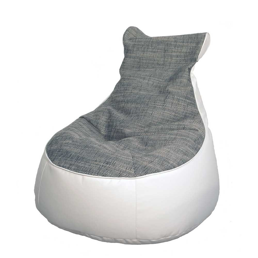 Sitzsack Sessel
 Sitzsack Sessel Cyras in Weiß Grau