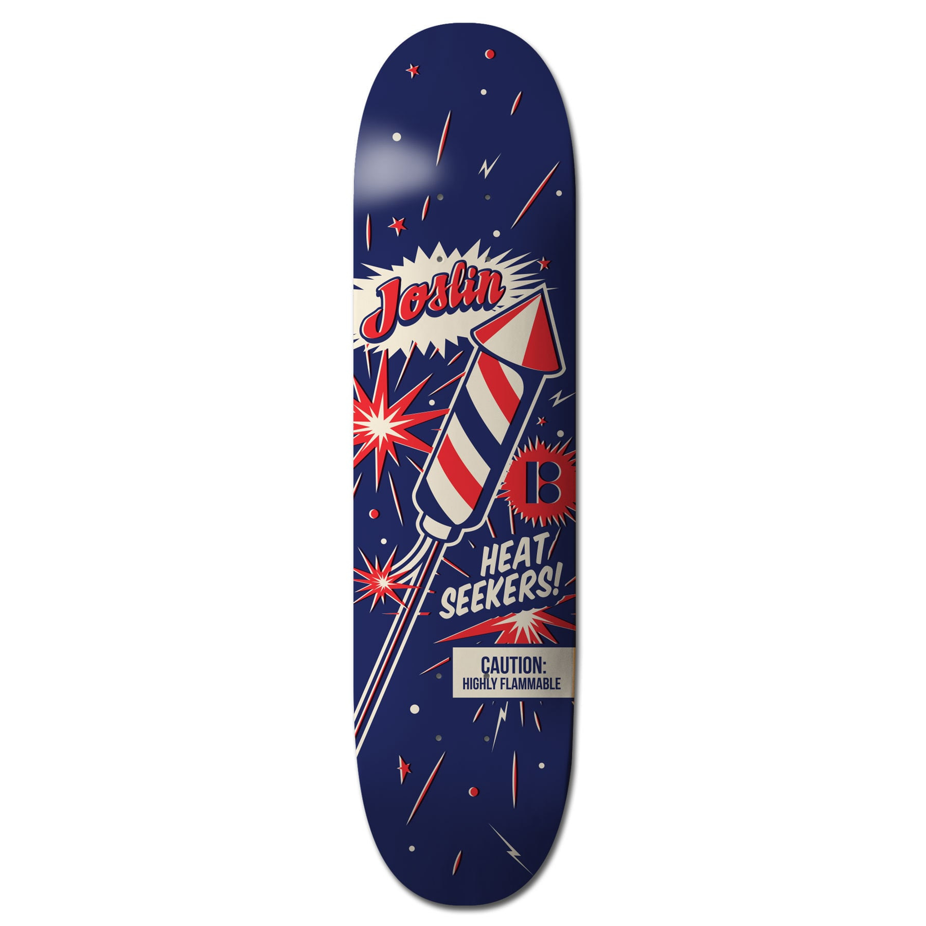 Skateboard Deck
 Plan B Fireworks Skateboard Deck Joslin 8 0