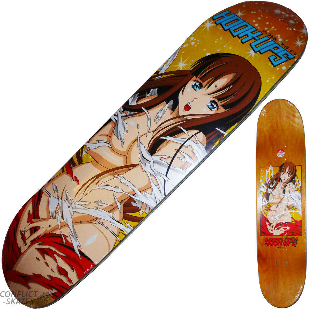 Skateboard Deck
 HOOK UPS "Shredded" Skateboard Deck Anime 8 0" x 31 5