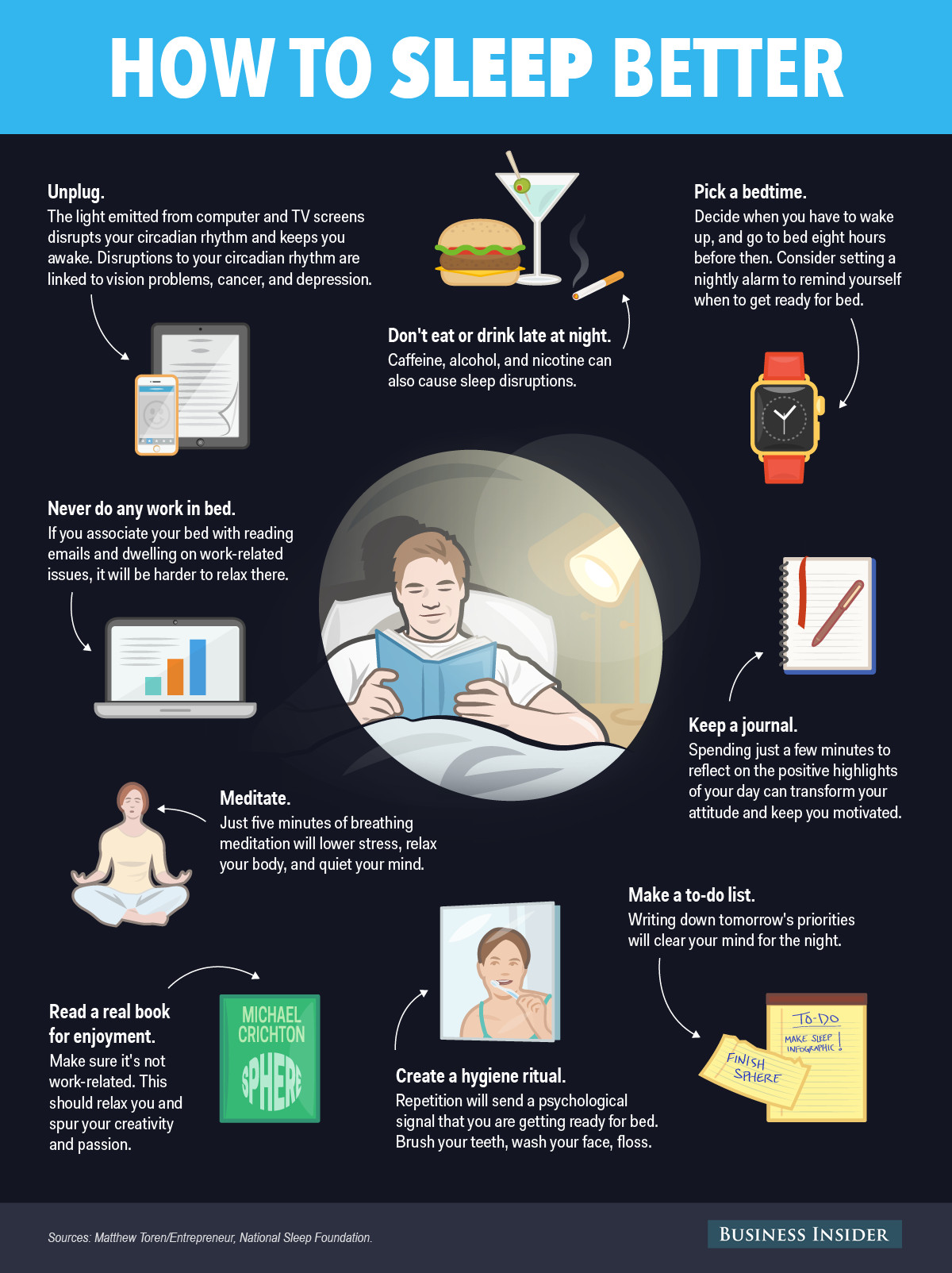 Sleep Better
 how to better sleep Business Insider