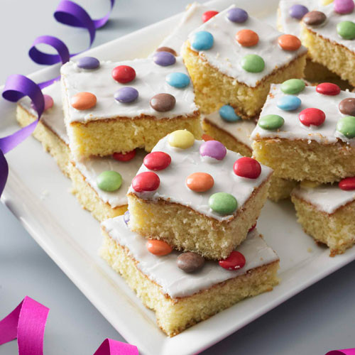 Smarties Kuchen
 Limo Kuchen mit Smarties