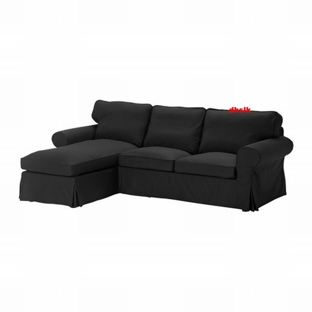 Sofa And Seats
 IKEA EKTORP 2 Seat Loveseat Sofa with Chaise SLIPCOVER